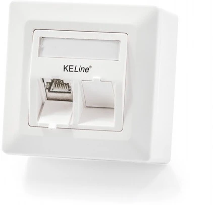 Keline MODULO50 CAT.5E, 2XRJ45/U nagyítás