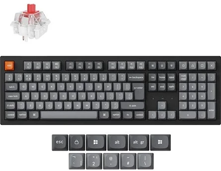 Keychron K10M-H1Z-HU nagyítás