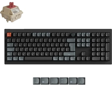 Keychron V6U-D1Z-HU nagyítás