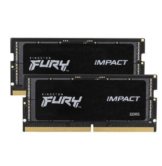 Kingston FURY IMPACT DDR5 4800MHZ 2X32GB LAPTOP MEMÓRIAKÉSZLET KF548S38IBK2-64 nagyítás