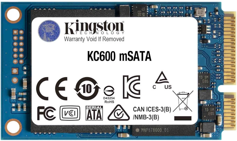 Kingston KC600 1TB MSATA SSD SKC600MS/1024G nagyítás