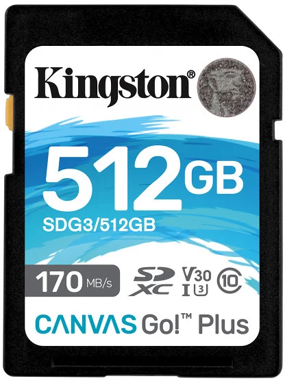 Kingston SDG3/512GB nagyítás