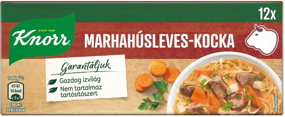 Knorr MARHAHÚSLEVES-KOCKA 120 G nagyítás