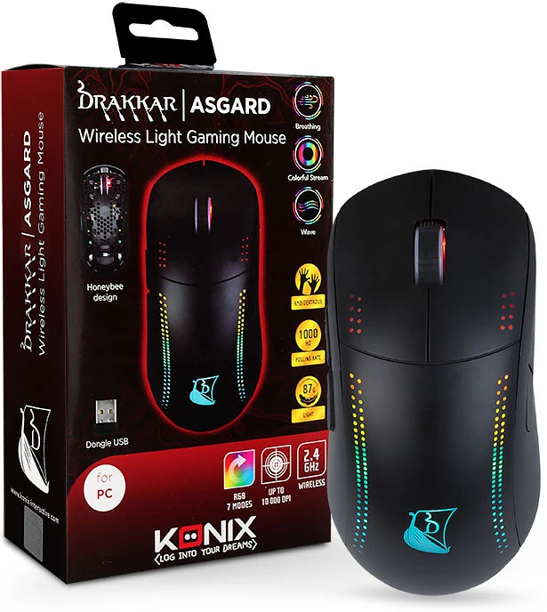 Könix 10000 DPI nagyítás