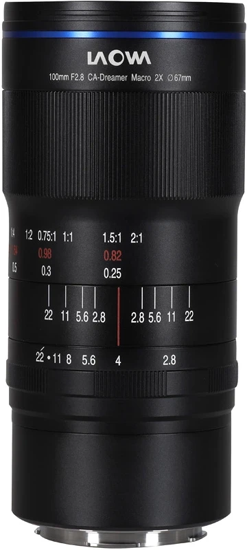 Laowa VE10028L nagyítás
