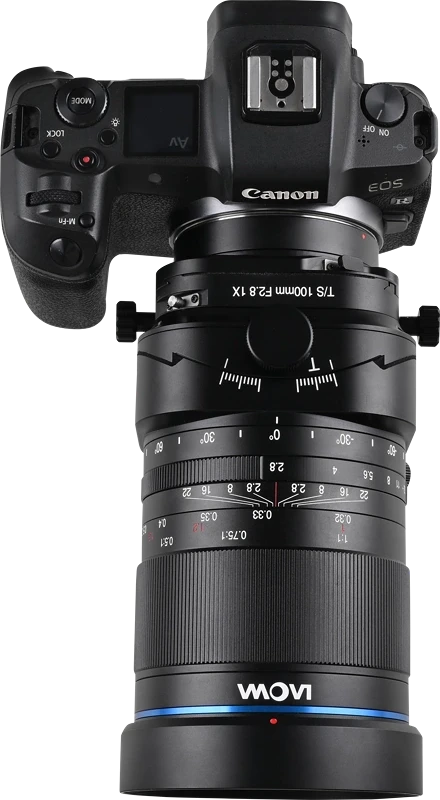 Laowa VE10028TS-RF nagyítás