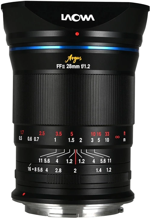 Laowa VE2812RF nagyítás