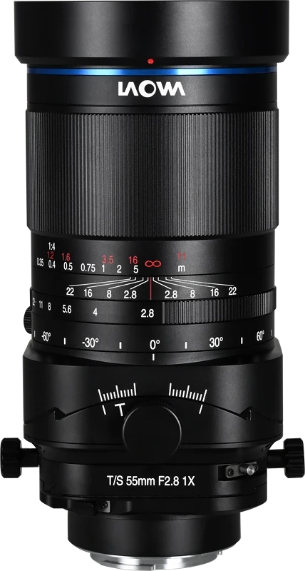 Laowa VE5528TS-FE nagyítás