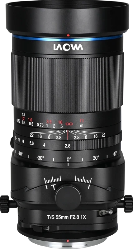 Laowa VE5528TS-GFX nagyítás