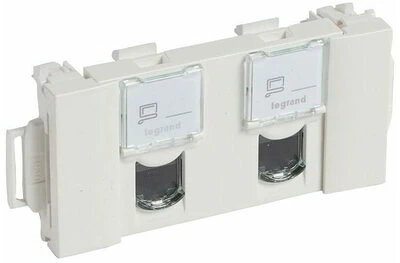 Legrand LCS2 CAT.6 FTP 2XRJ45 nagyítás