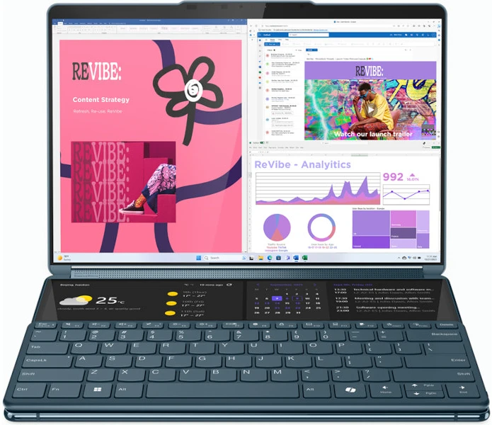 Lenovo YOGA YOGA BOOK 9 13IMU9 83FF002JHV-P199492 LAPTOP nagyítás