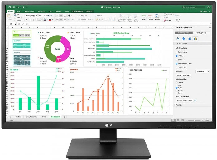 Lg 27BN55UP-B nagyítás
