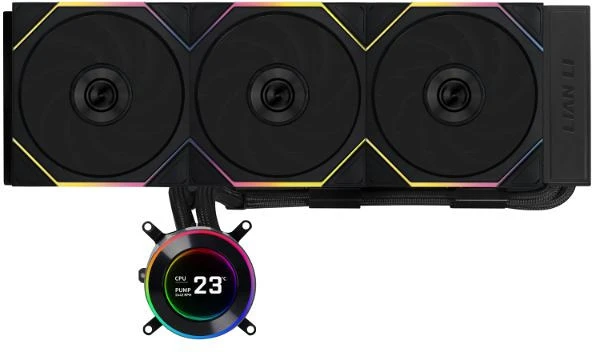Lian li LI HYDROSHIFT II LCD-C 360TL BLACK nagyítás