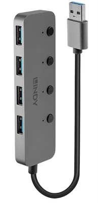 Lindy HUB USB 3.2 GEN1 nagyítás