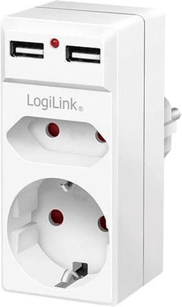 Logilink 1X CEE7/16 + 1X CEE7/3 + 2X nagyítás