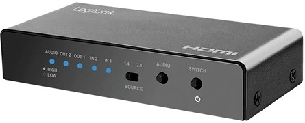 Logilink 4K/60 HZ, EDID, HDCP, HDR, LESKÁLÁZÓ nagyítás