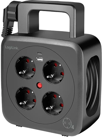 Logilink TÁPKÁBELDOB, 4X AC nagyítás