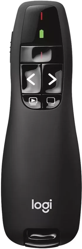 Logitech R400 2,4 GHZ LÉZERMUTATÓS FEKETE nagyítás