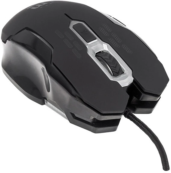 Manhattan 2400 DPI, LED, FEKETE nagyítás