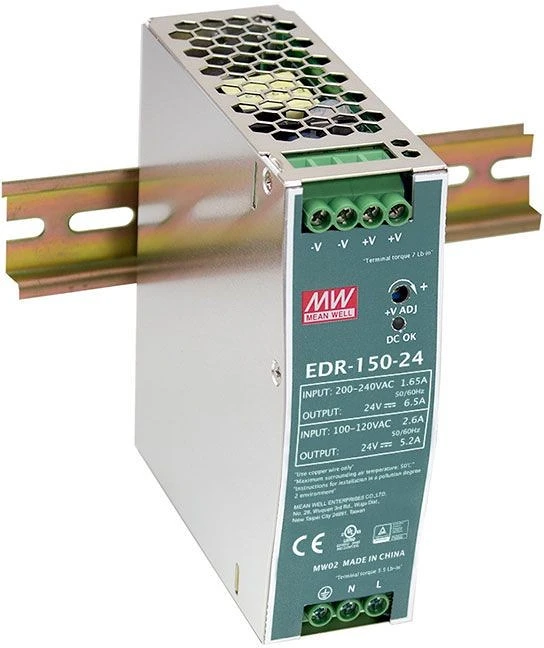 Mean well EDR-150-24 nagyítás