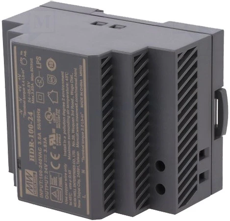 Mean well HDR-100-24N nagyítás