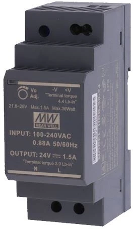 Mean well HDR-30-24 nagyítás