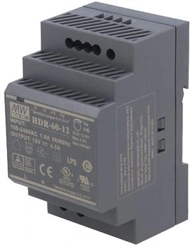 Mean well HDR-60-12 nagyítás