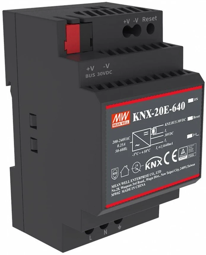 Mean well KNX-20E-640 nagyítás