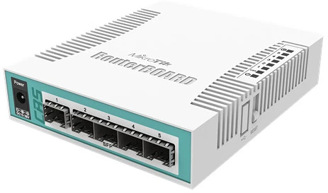 Mikrotik CRS106-1C-5S nagyítás