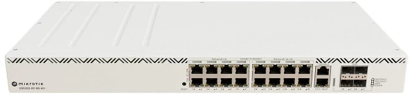 Mikrotik CRS320-8P-8B-4S+RM 19 1U 17PORT nagyítás