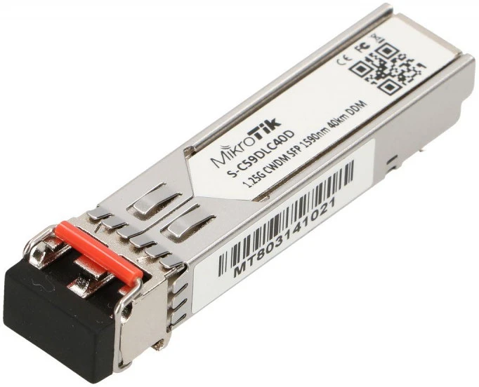 Mikrotik CWDM, 1,25GB/S, 1590NM, 2X LC, 40KM, DDM nagyítás