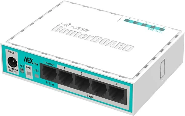 Mikrotik RB750R2 HEX nagyítás