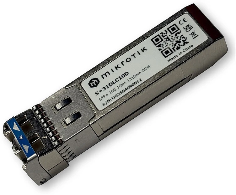 Mikrotik S+31DLC10D 1310NM 10KM nagyítás