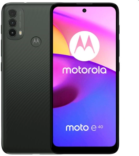 Motorola MOTO E40 (4/64GB), CARBON GRAY nagyítás