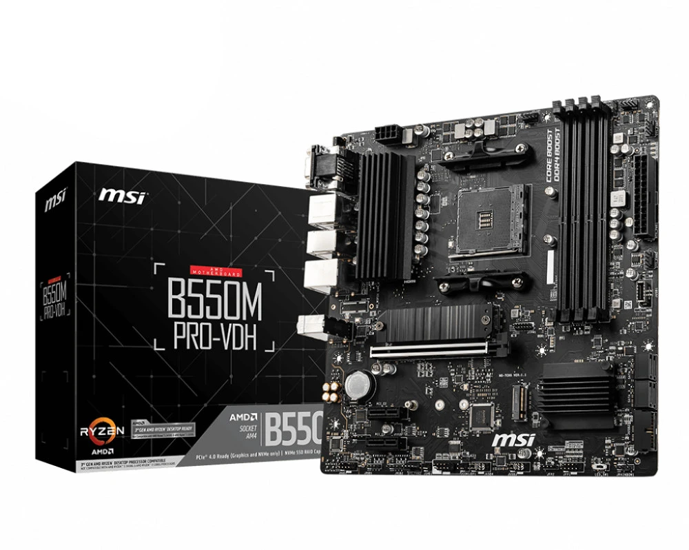 Msi B550M PRO-VDH nagyítás