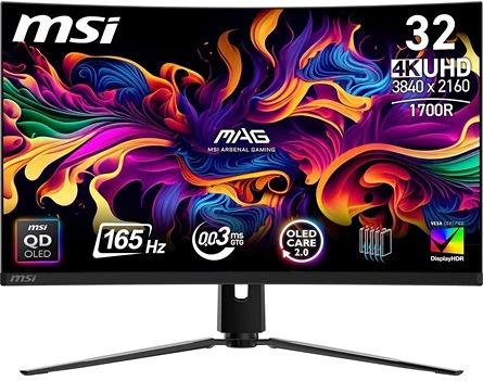 Msi MAG 321CUP QD-OLED nagyítás