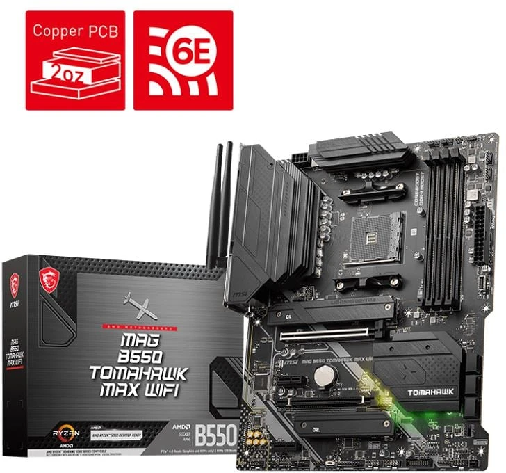 Msi MAG B550 TOMAHAWK MAX WIFI nagyítás
