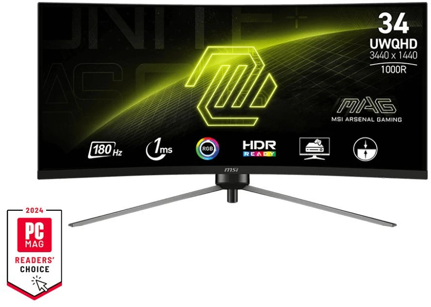 Msi MAG345CQR nagyítás