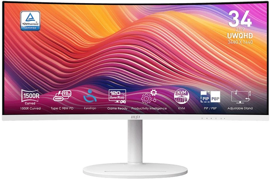Msi MD342CQPW LED nagyítás
