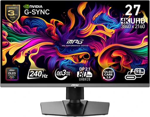 Msi MPG 272URX nagyítás