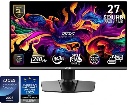 Msi MPG 272URX QD-OLED nagyítás