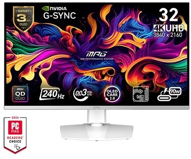 Msi MPG 321URXW QD-OLED nagyítás