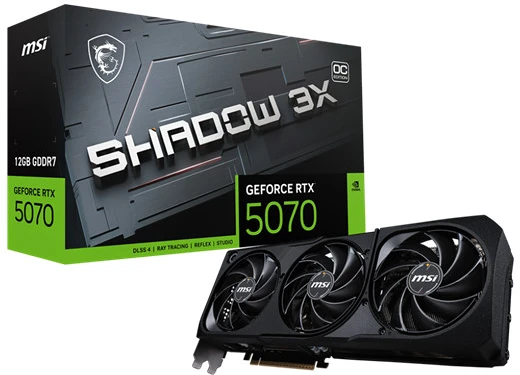 Msi RTX 5070 12G SHADOW 3X OC nagyítás