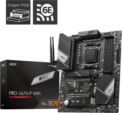 Msi PRO X670-P WIFI nagyítás