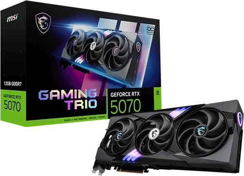 Msi RTX 5070 12G GAMING TRIO OC nagyítás