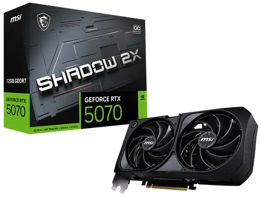 Msi RTX 5070 12G SHADOW 2X OC BULK nagyítás