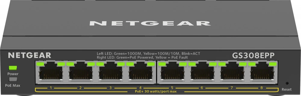 Netgear GS308EPP nagyítás