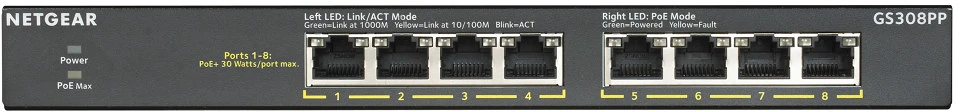Netgear GS308PP nagyítás
