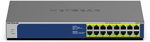 Netgear GS516PP nagyítás