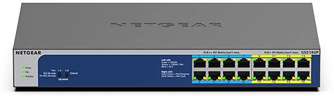 Netgear GS516UP nagyítás